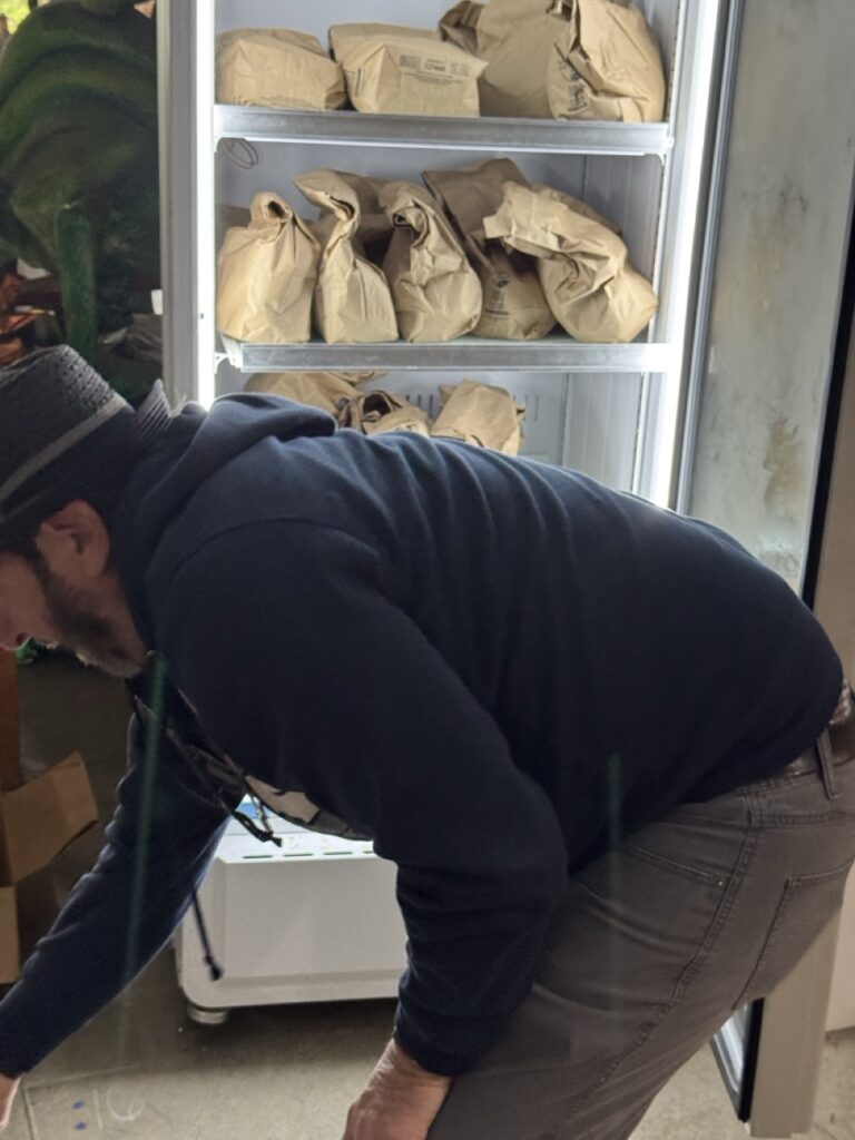 Volunteer Staff Preparing the Food Bank