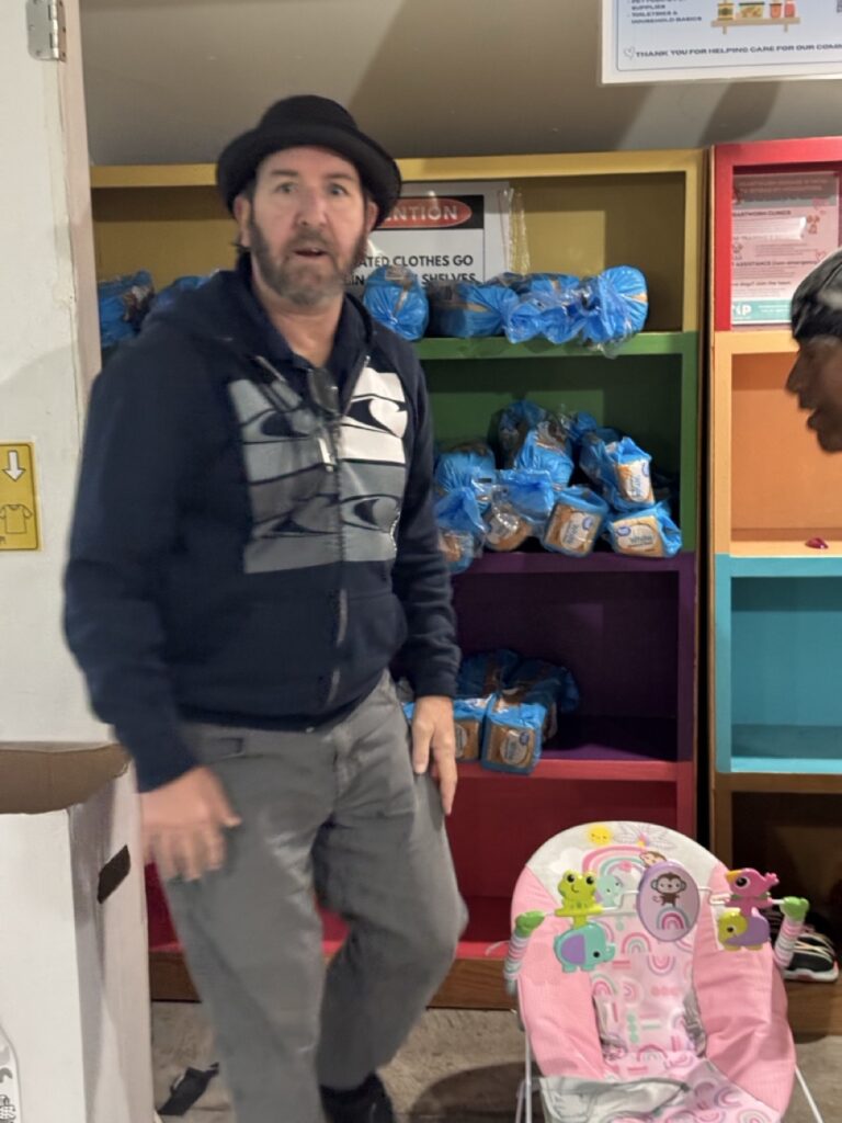 St. Jude Outreach Delivering food to the Healing Center's Community Fridge